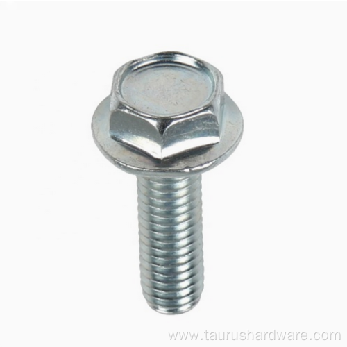 steel galvanized Hex head flange bolt